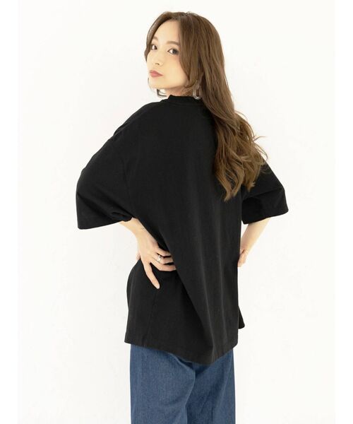 COTORICA（コトリカ）の「KISS ツアーロゴルーズT【UNISEX】（Tシャツ/カットソー・レディース・ブラック/オフホワイト・SMALL/LARGE）」の13枚目の写真