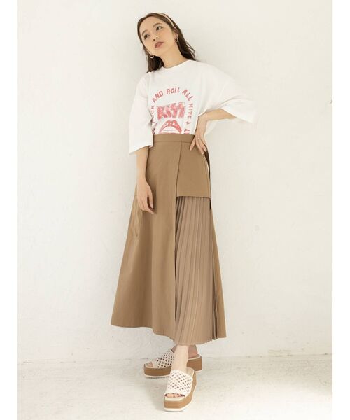 COTORICA（コトリカ）の「KISS ツアーロゴルーズT【UNISEX】（Tシャツ/カットソー・レディース・ブラック/オフホワイト・SMALL/LARGE）」の6枚目の写真