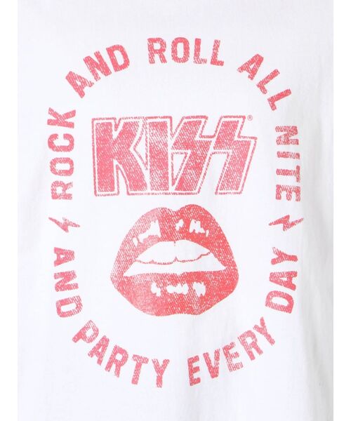 COTORICA（コトリカ）の「KISS ツアーロゴルーズT【UNISEX】（Tシャツ/カットソー・レディース・ブラック/オフホワイト・SMALL/LARGE）」の22枚目の写真