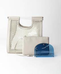BEAUTY&YOUTH UNITED ARROWS | BY スクエアメッシュ クリアハンドルトートバッグ(トートバッグ)