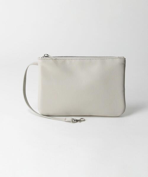 BEAUTY&YOUTH UNITED ARROWS（ビューティーアンドユースユナイテッドアローズ）の「BY スクエアメッシュ クリアハンドルトートバッグ ◆（トートバッグ・レディース・ライトグレー/オリーブ・FREE）」の9枚目の写真