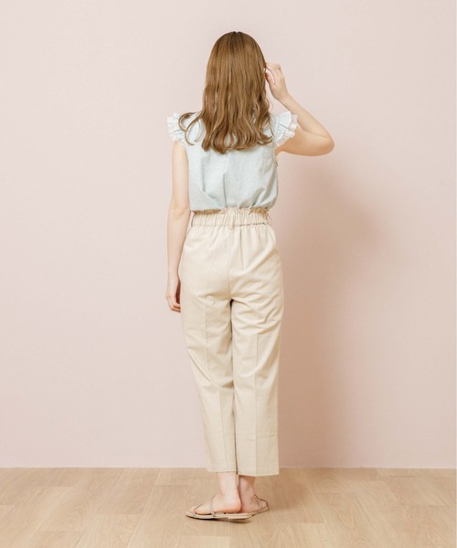 flower（フラワー）の「ナチュラルフリルパンツ（その他パンツ・レディース・アイボリー/グリーン・FREE）」の9枚目の写真