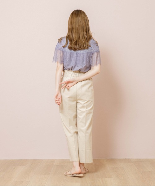 flower（フラワー）の「ナチュラルフリルパンツ（その他パンツ・レディース・アイボリー/グリーン・FREE）」の12枚目の写真