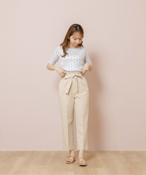 flower（フラワー）の「ナチュラルフリルパンツ（その他パンツ・レディース・アイボリー/グリーン・FREE）」の14枚目の写真