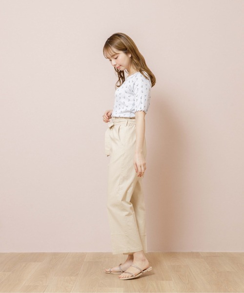 flower（フラワー）の「ナチュラルフリルパンツ（その他パンツ・レディース・アイボリー/グリーン・FREE）」の17枚目の写真