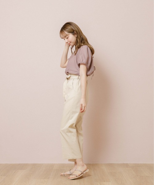 flower（フラワー）の「ナチュラルフリルパンツ（その他パンツ・レディース・アイボリー/グリーン・FREE）」の22枚目の写真