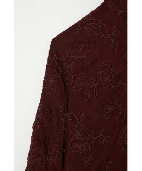MOUSSY EMBROIDERED SHEER シャツ チャイナ MOUSSY（マウジー）の「EMBROIDERED SHEER シャツ（シャツ