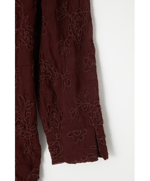 MOUSSY（マウジー）の「EMBROIDERED SHEER シャツ（シャツ