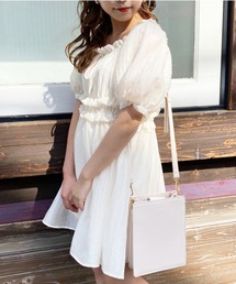 one after another NICE CLAUP | vintage風フリルチュニック(チュニック)