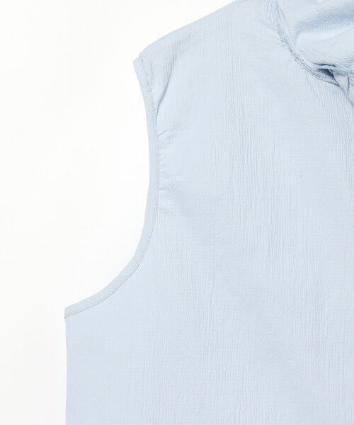 Ray BEAMS(レイビームス)の「sister jane / Notes Oversized Collar Blouse(シャツ/ブラウス・レディース・サックスブルー・ONE SIZE)」の5枚目の写真