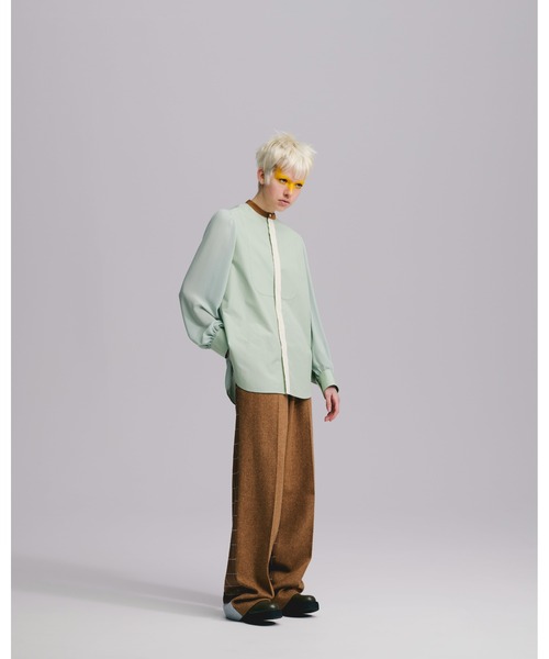 SueUNDERCOVER（スーアンダーカバー）の「SU2A1405（シャツ/ブラウス・レディース・ミント/ブラック/ホワイト・1/2/3）」の9枚目の写真