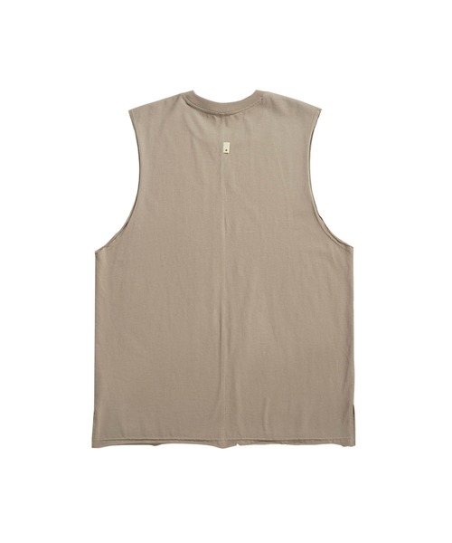 INFLATION(インフレーション)の「INFLATION(インフレーション)カットオフクルーネックタンクトップ カットソー ノースリーブ(タンクトップ・メンズ・ホワイト/チャコールグレー/カーキ/ライトグリーン・M/L/XL)」の20枚目の写真