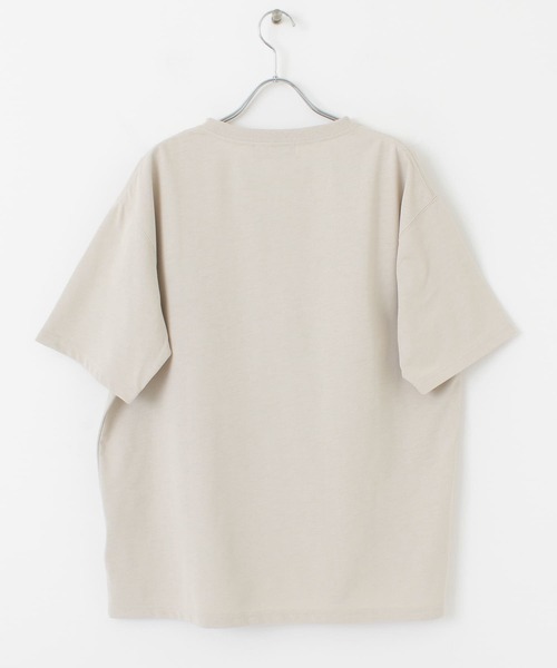 UR Lab.（アーバンリサーチラボ）の「ヒヤサラクールルーズポケットTシャツ(5分袖)（Tシャツ/カットソー・メンズ・ホワイト/ブラック/ライトベージュ・MEDIUM/LARGE）」の7枚目の写真