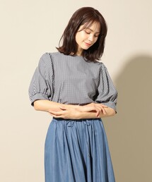 any Fam（エニィファム）の「【UVケア・接触冷感】ボリュームスリーブブラウス（シャツ/ブラウス）」
