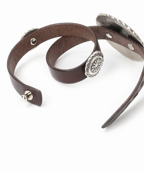 plage（プラージュ）の「【PUNTOVITA/ プントビータ】SP BIG CONCHO ブレスレット◆（ブレスレット・レディース・ベージュ/ブラウン・FREE）」の3枚目の写真