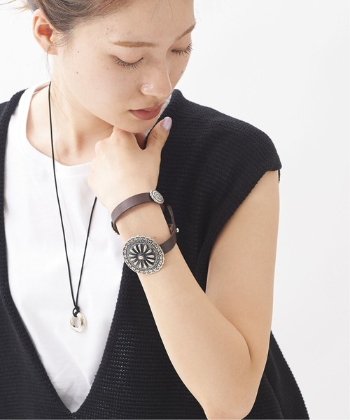 plage（プラージュ）の「【PUNTOVITA/ プントビータ】SP BIG CONCHO ブレスレット◆（ブレスレット・レディース・ベージュ/ブラウン・FREE）」の9枚目の写真