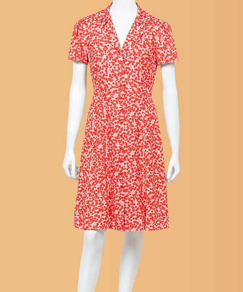 アウトレット特価 セール Red Fleece レーヨンドビー チェリープリント ショートスリーブ シャツワンピース シャツワンピース Brooks Brothers ブルックスブラザーズ のファッション 激安の通販 Neranxi Al