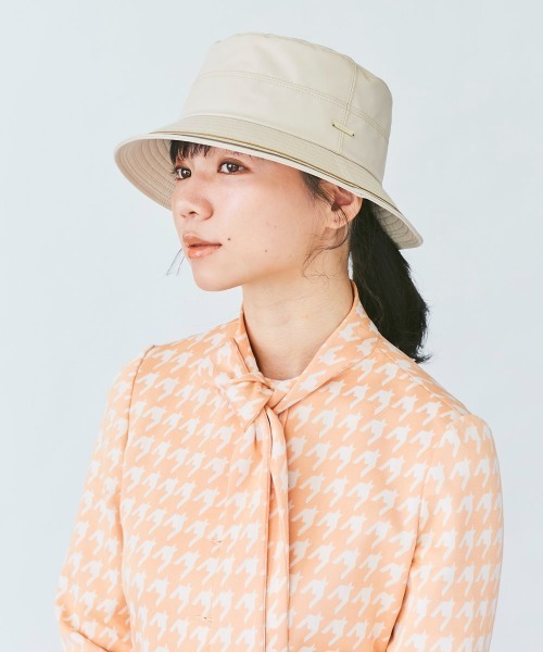 kaorinomori（カオリノモリ）の「カオリノモリ　ルスカハット（ハット・レディース・アイボリー/ブラック・M/57.5cm）」の8枚目の写真