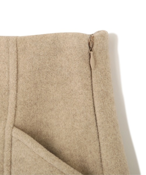 FREE'S MART（フリーズマート）の「【Sシリーズ対応】◆TRメルトンパネル切替ミニスカート（スカート・レディース・ベージュ/ピンク/グリーン/モカ・SMALL/MEDIUM）」の16枚目の写真