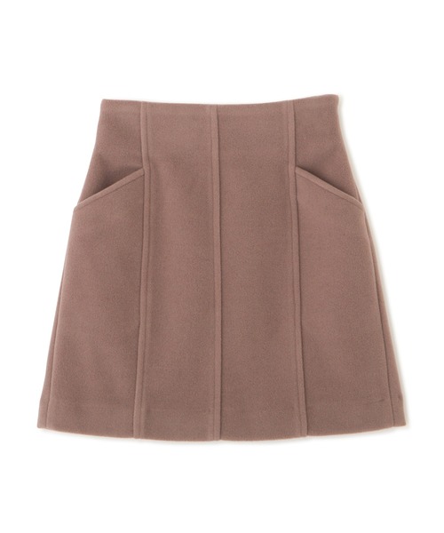 FREE'S MART（フリーズマート）の「【Sシリーズ対応】◆TRメルトンパネル切替ミニスカート（スカート・レディース・ベージュ/ピンク/グリーン/モカ・SMALL/MEDIUM）」の10枚目の写真