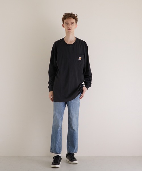 Carhartt(カーハート)の「【carhartt/カーハート】CARHARTTPOCKET LSTEE(Tシャツ/カットソー・メンズ・ブラック/オリーブ/ヘザーグレー/ネイビー/ワイン・SMALL/MEDIUM/X-LARGE/LARGE)」の16枚目の写真