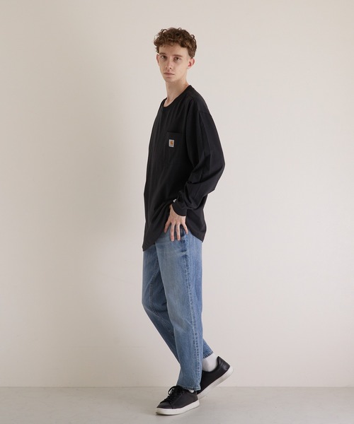 Carhartt(カーハート)の「【carhartt/カーハート】CARHARTTPOCKET LSTEE(Tシャツ/カットソー・メンズ・ブラック/オリーブ/ヘザーグレー/ネイビー/ワイン・SMALL/MEDIUM/X-LARGE/LARGE)」の15枚目の写真