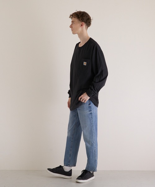 Carhartt(カーハート)の「【carhartt/カーハート】CARHARTTPOCKET LSTEE(Tシャツ/カットソー・メンズ・ブラック/オリーブ/ヘザーグレー/ネイビー/ワイン・SMALL/MEDIUM/X-LARGE/LARGE)」の14枚目の写真