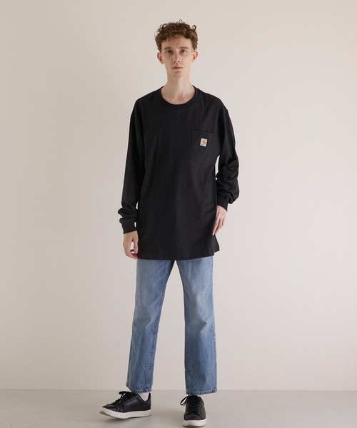 Carhartt(カーハート)の「【carhartt/カーハート】CARHARTTPOCKET LSTEE(Tシャツ/カットソー・メンズ・ブラック/オリーブ/ヘザーグレー/ネイビー/ワイン・SMALL/MEDIUM/X-LARGE/LARGE)」の12枚目の写真