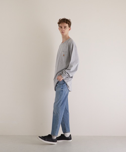 Carhartt(カーハート)の「【carhartt/カーハート】CARHARTTPOCKET LSTEE(Tシャツ/カットソー・メンズ・ブラック/オリーブ/ヘザーグレー/ネイビー/ワイン・SMALL/MEDIUM/X-LARGE/LARGE)」の6枚目の写真