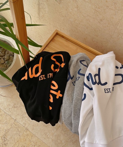 aimoha(アイモハ)の「【aimoha-KIDS-】【新作】韓国子供服 バック英字プリント入りスウェット(スウェット・キッズ・ホワイト/グレー/ブラック・100/110/120/130/140/80/90)」の22枚目の写真