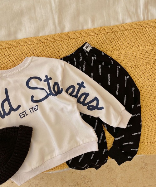 aimoha(アイモハ)の「【aimoha-KIDS-】【新作】韓国子供服 バック英字プリント入りスウェット(スウェット・キッズ・ホワイト/グレー/ブラック・100/110/120/130/140/80/90)」の8枚目の写真