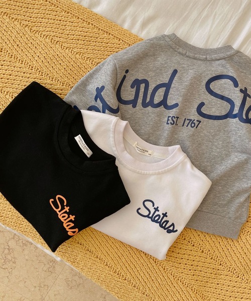 aimoha(アイモハ)の「【aimoha-KIDS-】【新作】韓国子供服 バック英字プリント入りスウェット(スウェット・キッズ・ホワイト/グレー/ブラック・100/110/120/130/140/80/90)」の20枚目の写真