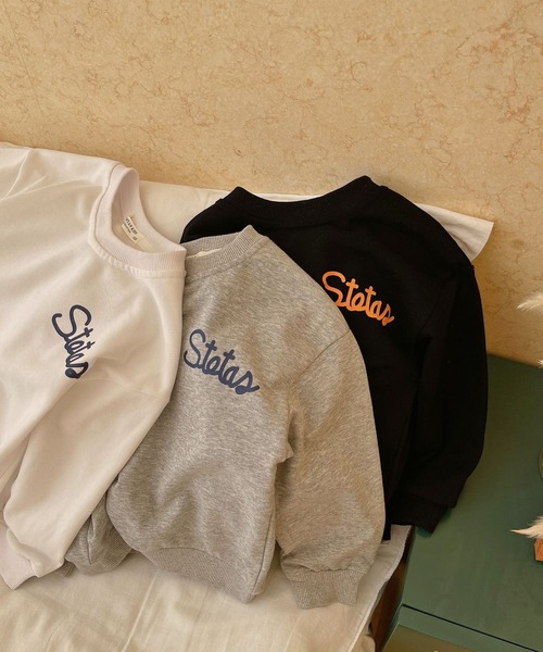 aimoha(アイモハ)の「【aimoha-KIDS-】【新作】韓国子供服 バック英字プリント入りスウェット(スウェット・キッズ・ホワイト/グレー/ブラック・100/110/120/130/140/80/90)」の10枚目の写真