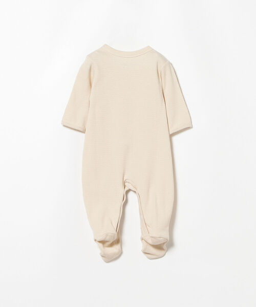 B:MING by BEAMS（ビーミングバイビームス）の「B:MING by BEAMS / オーガニックコットン サーマル ロンパース（ロンパース・キッズ・パープル系その他4/ホワイト系その他5・ONE SIZE）」の4枚目の写真