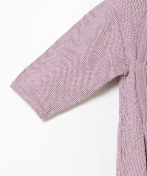 B:MING by BEAMS（ビーミングバイビームス）の「B:MING by BEAMS / オーガニックコットン サーマル ロンパース（ロンパース・キッズ・パープル系その他4/ホワイト系その他5・ONE SIZE）」の7枚目の写真