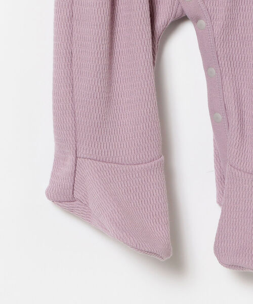 B:MING by BEAMS（ビーミングバイビームス）の「B:MING by BEAMS / オーガニックコットン サーマル ロンパース（ロンパース・キッズ・パープル系その他4/ホワイト系その他5・ONE SIZE）」の8枚目の写真