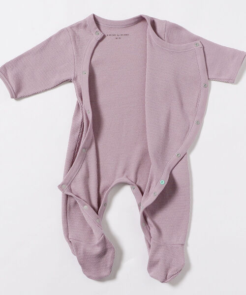 B:MING by BEAMS（ビーミングバイビームス）の「B:MING by BEAMS / オーガニックコットン サーマル ロンパース（ロンパース・キッズ・パープル系その他4/ホワイト系その他5・ONE SIZE）」の9枚目の写真