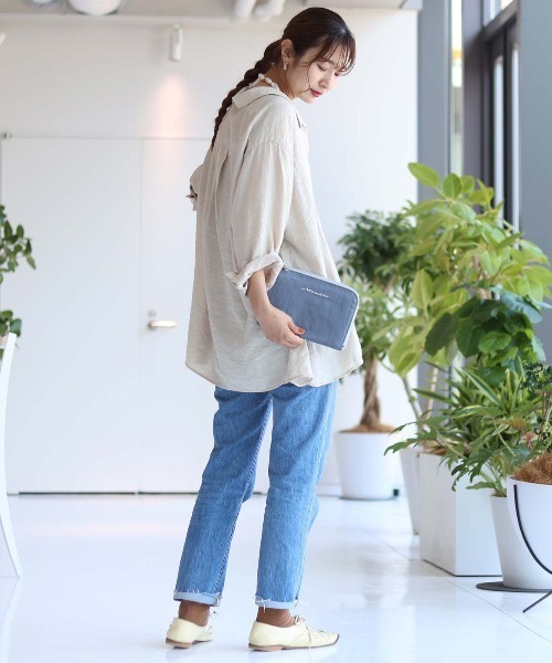 フェリシモMama(フェリシモママ)の「Moredde ジャバラポケットで仕分け上手 軽くてスリムな母子手帳ケース(母子手帳ケース・レディース・ベージュ/ピンク/ブルーグレー・ONE SIZE)」の4枚目の写真
