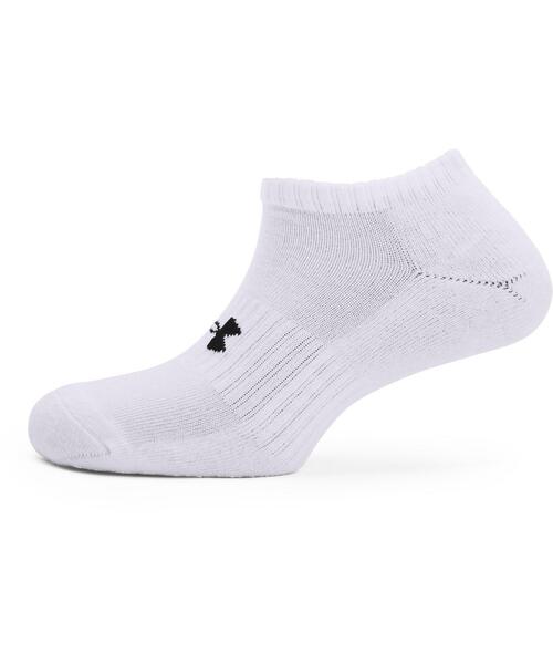 UNDER ARMOUR（アンダーアーマー）の「UAコア ノーショー ソックス （3足セット）（トレーニング/メンズ/レディース）（ソックス/靴下・レディース・ブラック/ホワイト・M/L）」の13枚目の写真