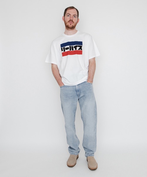 Levi's（リーバイス）の「KATAKANA SW LOGO WHITE（Tシャツ/カットソー・メンズ・マルチ・M/XL/L/XS/S）」の6枚目の写真