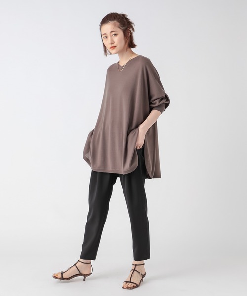 RIVE DROITE（リヴドロワ）の「《2サイズ展開》どんなスタイルにも馴染んでくれる　ドライストレッチジョッパーパンツ（その他パンツ・レディース・ブラック/ベージュ/ネイビー・36/38）」の10枚目の写真