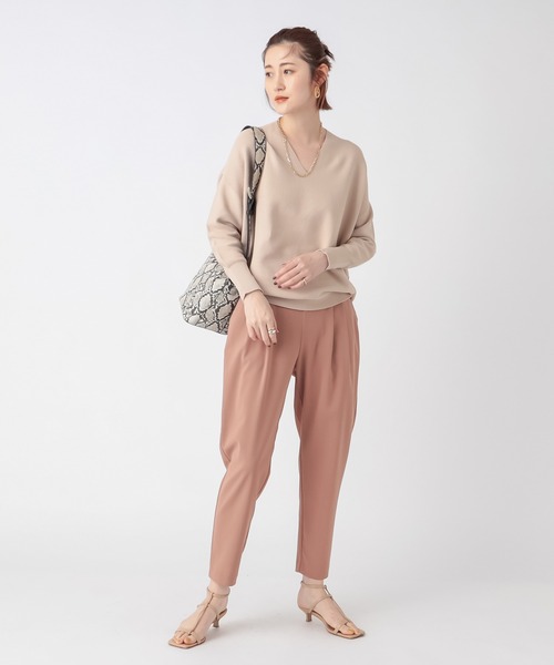 RIVE DROITE（リヴドロワ）の「《2サイズ展開》どんなスタイルにも馴染んでくれる　ドライストレッチジョッパーパンツ（その他パンツ・レディース・ブラック/ベージュ/ネイビー・36/38）」の11枚目の写真