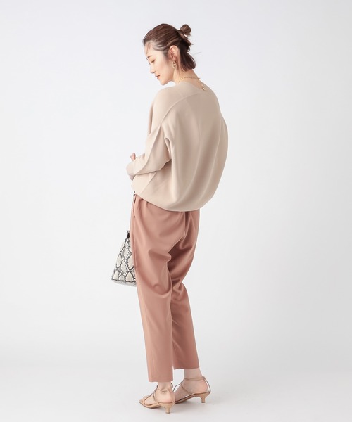 RIVE DROITE（リヴドロワ）の「《2サイズ展開》どんなスタイルにも馴染んでくれる　ドライストレッチジョッパーパンツ（その他パンツ・レディース・ブラック/ベージュ/ネイビー・36/38）」の17枚目の写真