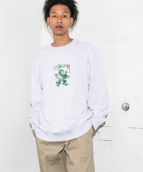 STUSSY（ステューシー）の「STUSSY/ステューシー REGAL APP.CREW クルー スウェット（スウェット・メンズ・アッシュグレー/ブラック・M/XL/2XL/L）」の15枚目の写真