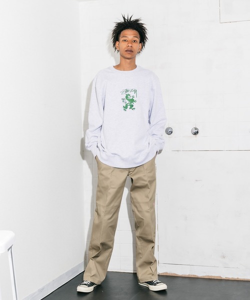 STUSSY（ステューシー）の「STUSSY/ステューシー REGAL APP.CREW クルー スウェット（スウェット・メンズ・アッシュグレー/ブラック・M/XL/2XL/L）」の22枚目の写真