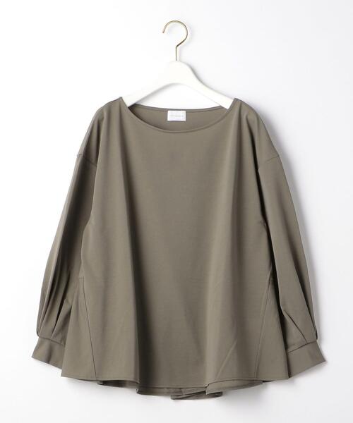 green label relaxing(グリーンレーベルリラクシング)の「バックフレア ロングスリーブ プルオーバー カットソー(Tシャツ/カットソー・レディース・ブラック/オリーブ/コバルトブルー・FREE)」の20枚目の写真