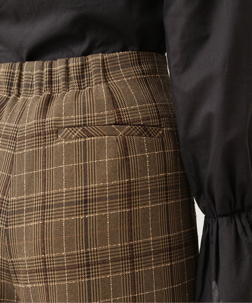 NATURAL BEAUTY BASIC(ナチュラルビューティーベーシック)の「チェックストレートワイドパンツ/0171230900(その他パンツ・レディース・ベージュ系その他/ブラウン系その他・MEDIUM/X-SMALL/SMALL)」の10枚目の写真