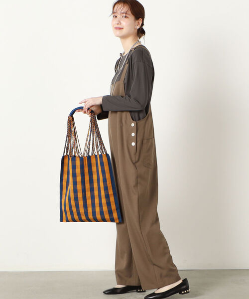 NOLLEY’S（ノーリーズ）の「ボートネックプリントロンT（Tシャツ/カットソー・レディース・パープル/オフホワイト/チャコールグレー・38）」の13枚目の写真