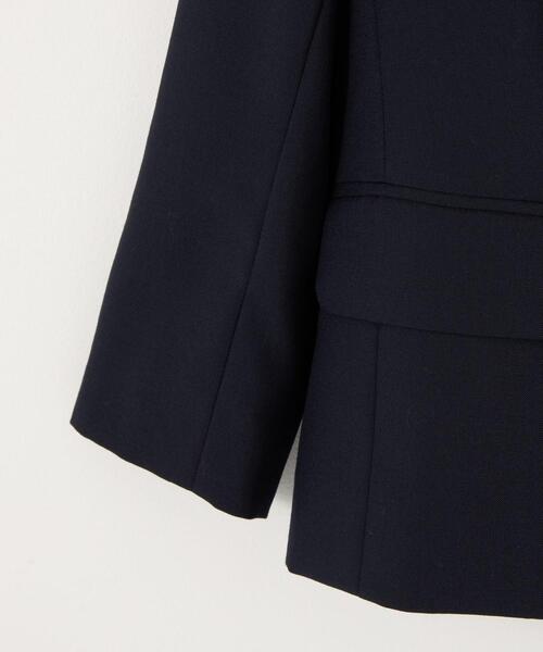 green label relaxing(グリーンレーベルリラクシング)の「TJ TW ソリッドジャケット ネイビー 100-130cm(テーラードジャケット・キッズ・ネイビー・110cm/100cm/120cm/130cm)」の2枚目の写真