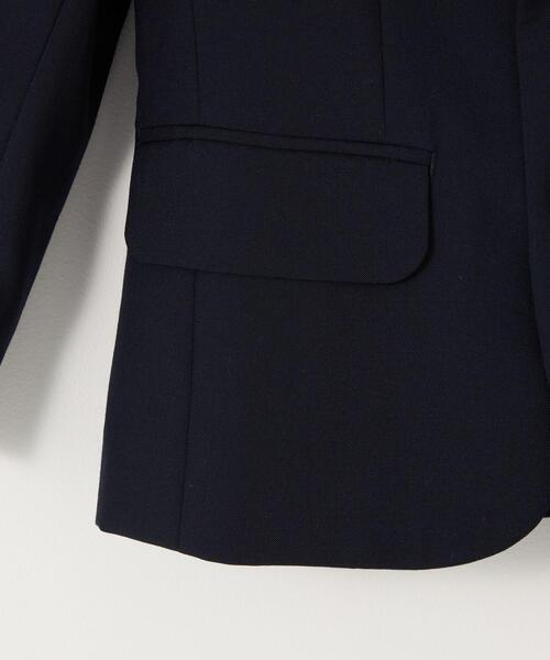 green label relaxing(グリーンレーベルリラクシング)の「TJ TW ソリッドジャケット ネイビー 100-130cm(テーラードジャケット・キッズ・ネイビー・110cm/100cm/120cm/130cm)」の4枚目の写真